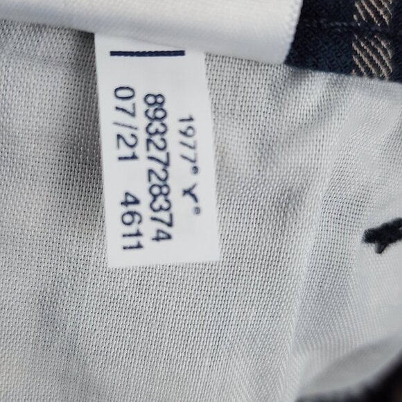 American Eagle Jeans Womens 10 XLong Multi Plaid Mom Stretch Denim NWT - Picture 12 of 12